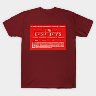 The Lost Boys VHS Label T-Shirt